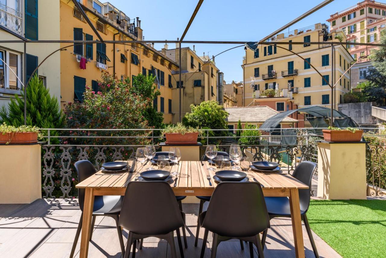 Esclusivo 130 Mq + Terrazzo Via San Vincenzo Apartment Genoa Exterior photo
